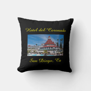 Hotel del Coronado Throw Pillow