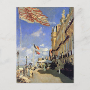 Hotel des Roches Noires, Trouville by Claude Monet Postcard