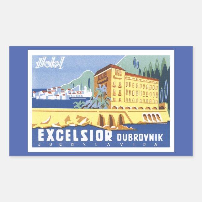 Hotel Excelsior Dubrovnik Sticker (Front)