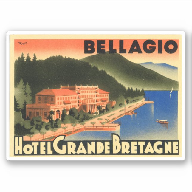 Hotel Grande Bretagne Bellagio (Front)
