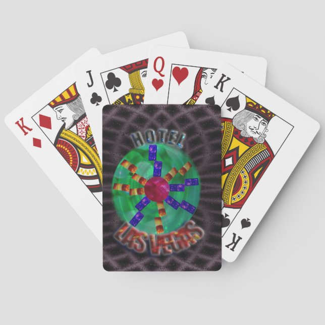 Hotel Las Vegas Bicycle Playing Cards (Back)