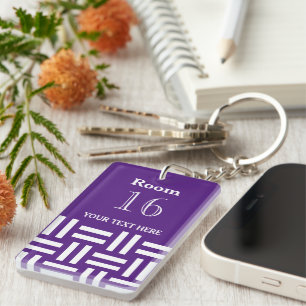 Hotel lodge Resort Custom Room Key Keychain