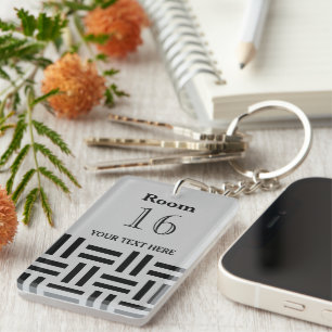 Hotel lodge Resort Custom Room Key Keychain