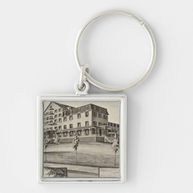 Hotel Lookoff, Sugar Hill, NH Keychain (Front)