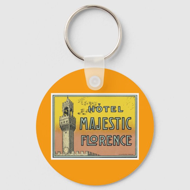 Hotel Majestic Florence Keychain (Front)