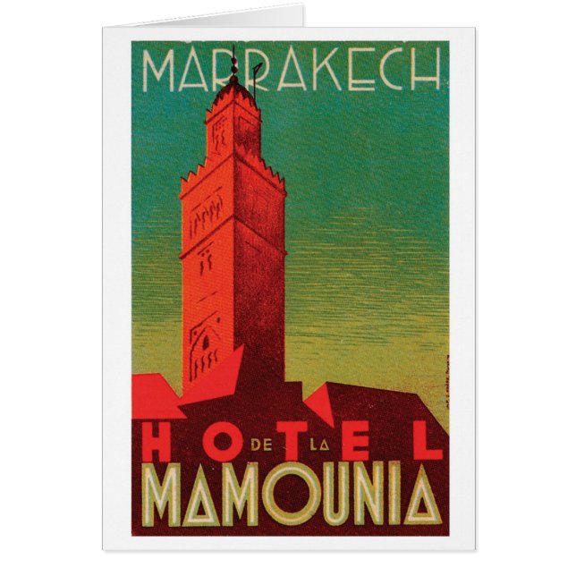 Hotel Mamounia Marrakech (Devant)