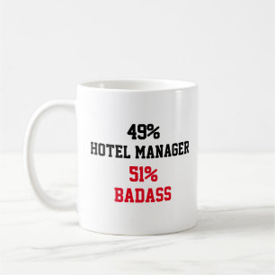 Hotel manager  Badass Coffee Mug