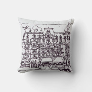 Hotel Negresco English Promenade Nice, France Throw Pillow