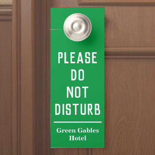 Hotel Please Do Not Disturb/ Clean My Room Door Hanger