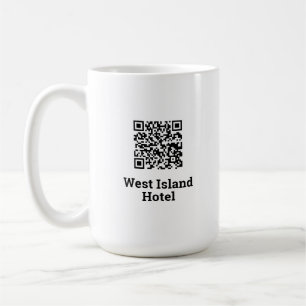 Hotel QR Code Design Coffee Mug