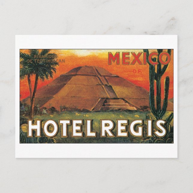 Hotel Regis, Mexico Postcard (Front)