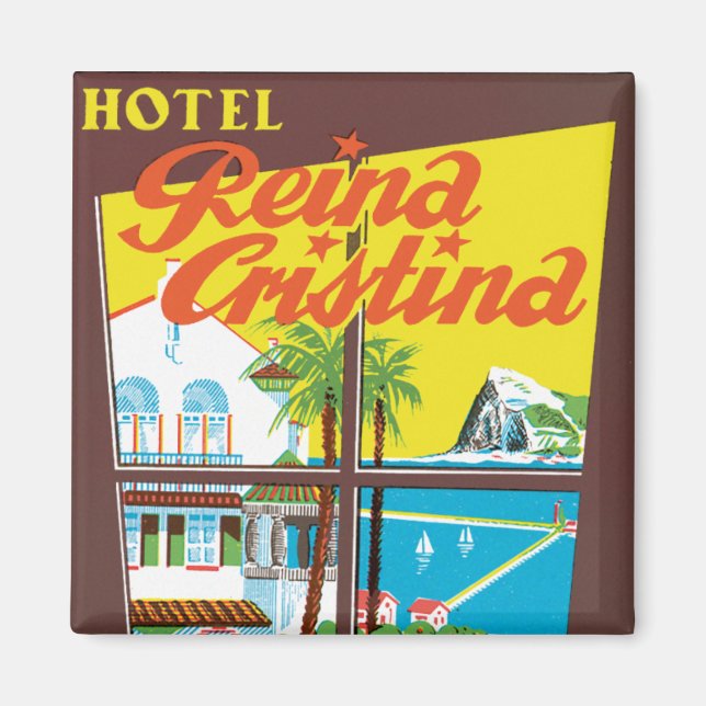 Hotel Reina Cristina ~ Algeciras Magnet (Front)