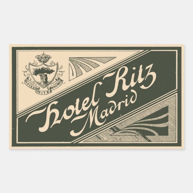 Hotel Ritz (Madrid - Spain) Sticker (Front)