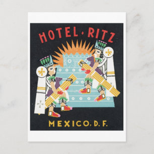 Hotel Ritz Mexico, D.F. Postcard