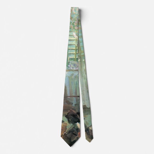 Hotel Room by John Singer Sargent Tie (Front)