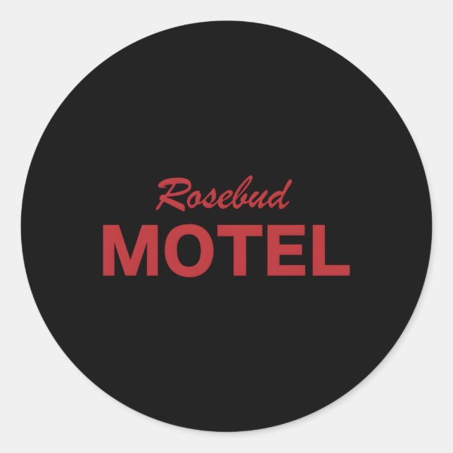 Hotel Rosebud Classic Round Sticker (Front)