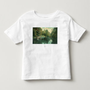 Hotel Rowardennan Guests Boating on the Lake Toddler T-shirt
