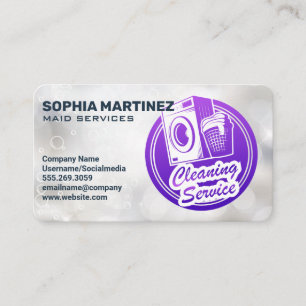 Hotel Services   Maid   Laundry Business Card