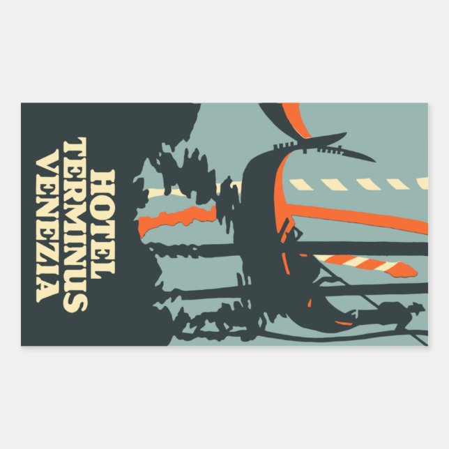 Hotel Terminus (Venezia - italy) Vector format Sticker (Front)
