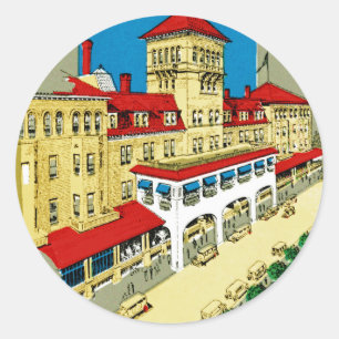 Hotel Windsor Jacksonville Classic Round Sticker
