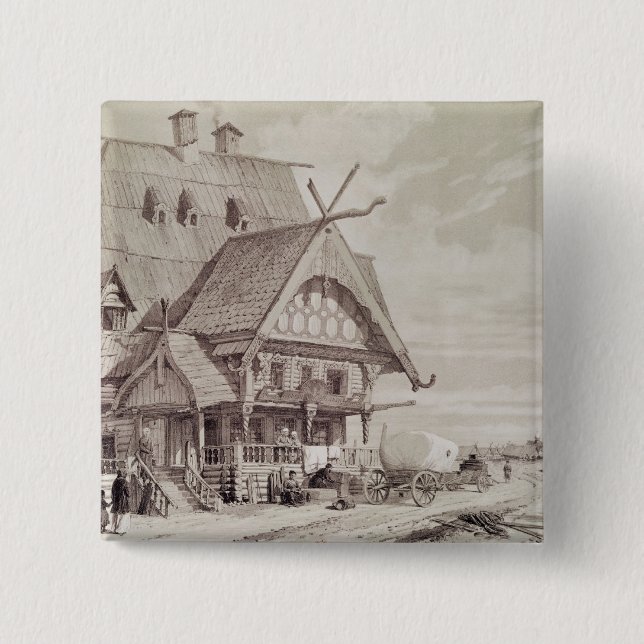 Hotels and Guest Houses 2 Inch Square Button (Front)
