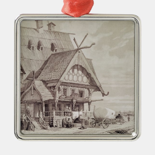 Hotels and Guest Houses Metal Ornament (Front)