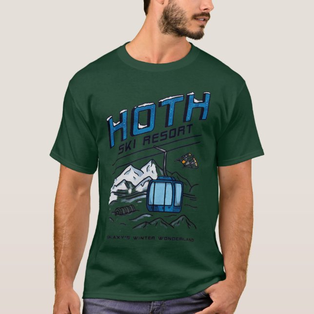 Hoth Ski Resort Funny T-Shirt (Front)