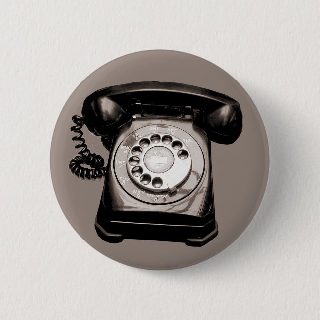 Hotline 2 Inch Round Button (Front)