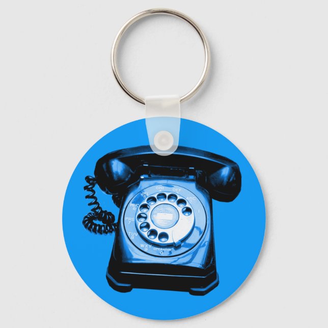 Hotline Blue Keychain (Front)