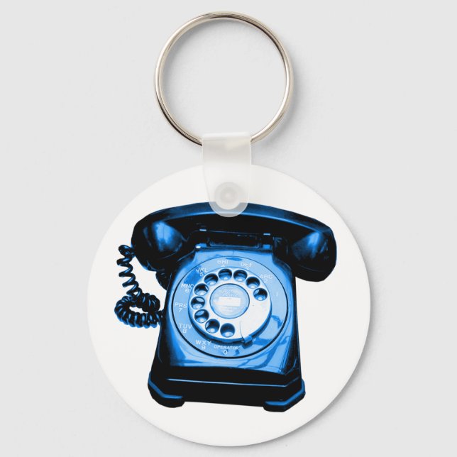 Hotline Blue Keychain (Front)