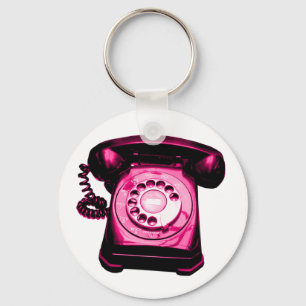Hotline Crimson Keychain