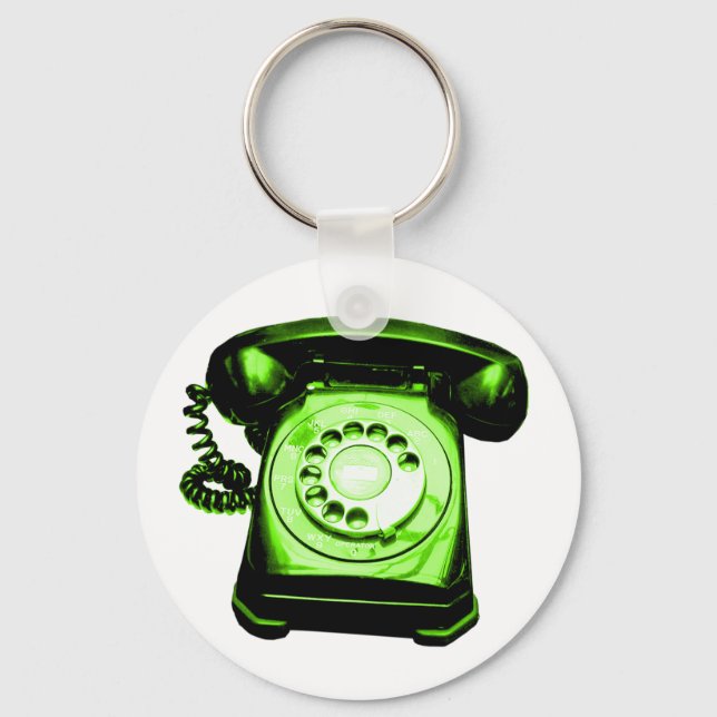 Hotline Green Keychain (Front)