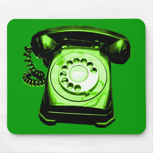 Hotline Green Mouse Pad (Front)