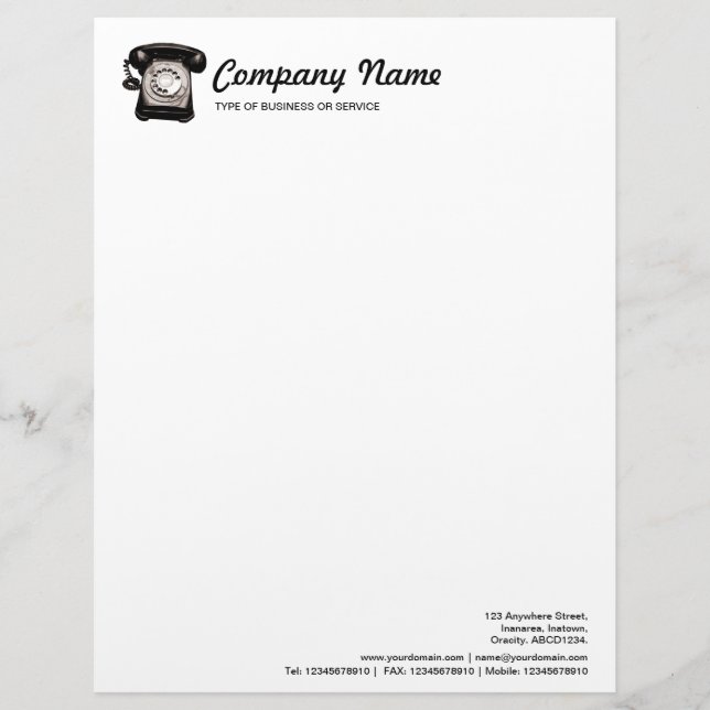 Hotline Letterhead (Front)