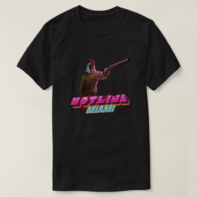 Hotline Miami- Jacket T-Shirt (Design Front)