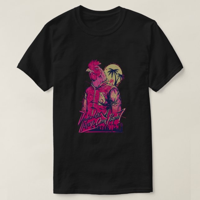 Hotline Miami Richard Classic T-Shirt (Design Front)
