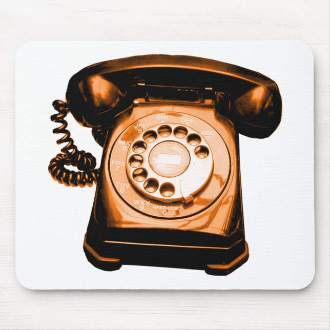 Hotline Orange Mouse Pad (Front)