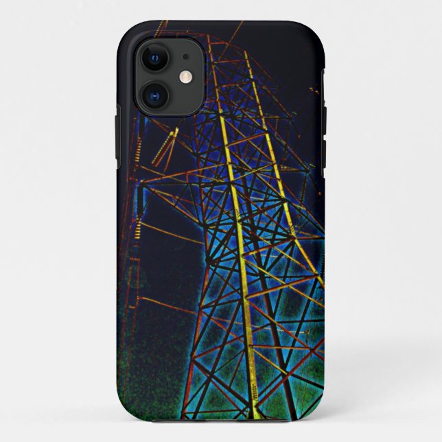 Hotline Powerline Phone Case (Back)