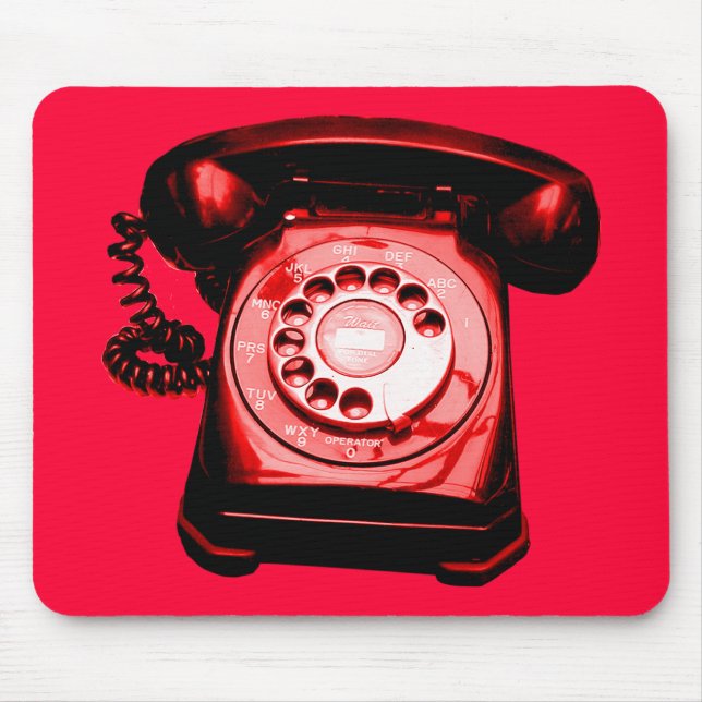 Hotline Red Mouse Pad (Front)