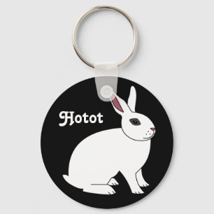 Hotot Rabbit Keychain