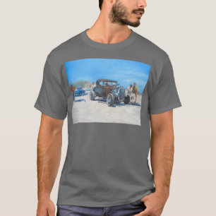 Hotrod fun on Bonneville Salt Flats T-Shirt
