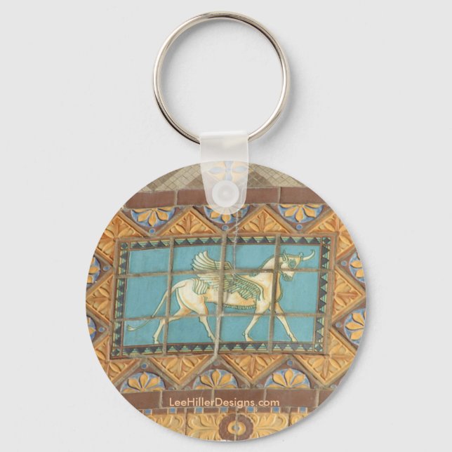 HotSprings, AR Quapaw Dome Tiles II Gifts Apparel Keychain (Front)