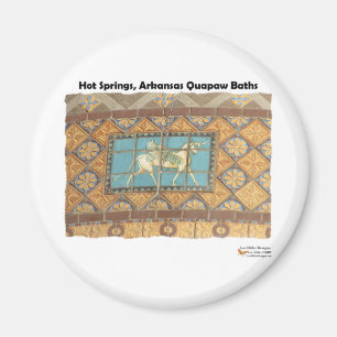 HotSprings, AR Quapaw Dome Tiles II Gifts Apparel Magnet