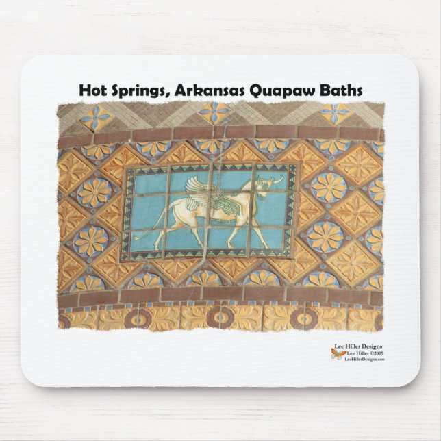 HotSprings, AR Quapaw Dome Tiles II Gifts Apparel Mouse Pad (Front)
