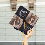 Hotter By One Degree 2 Photo Graduation Cap Topper<br><div class="desc">Hotter by one degree graduation cap topper,  featuring two of your favourite photographs,  personalized with your name,  school/college and year.</div>