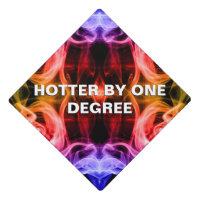 Hotter by one degree Coloroful abstract smoke