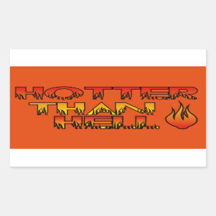 Hotter Than Hell Sticker