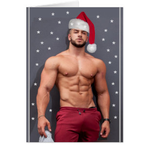 Hottest Hunks On The Planet Christmas Buff Santa