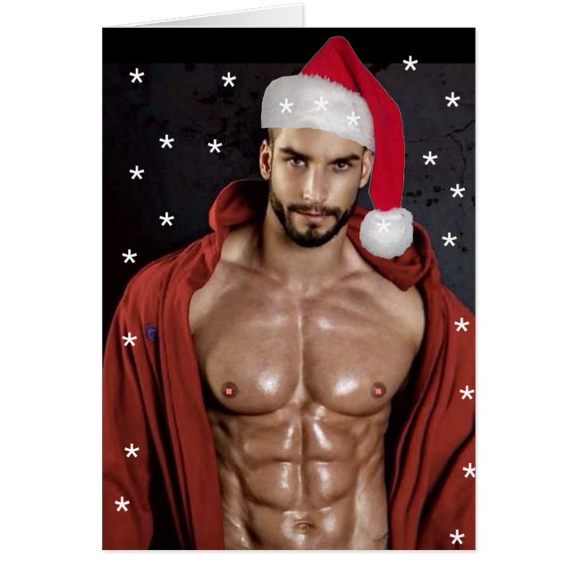 Hottest Hunks On The Planet! Christmas Buff Santa  (Front)