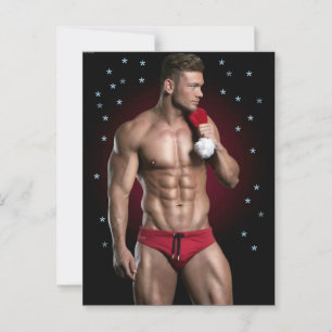 Hottest Hunks on the Planet! Time For Equality!  P Postcard